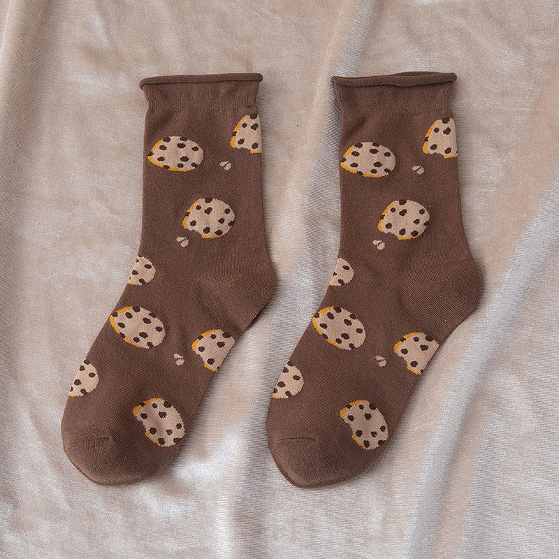 Cotton Socks, Korean Style Trendy Socks, Autumn Thin Style