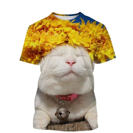 Funny Cute Cat Pattern Men&