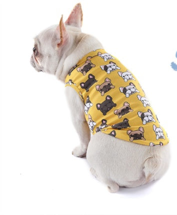 Cute And Creative Pet Print Cooling T-shirt