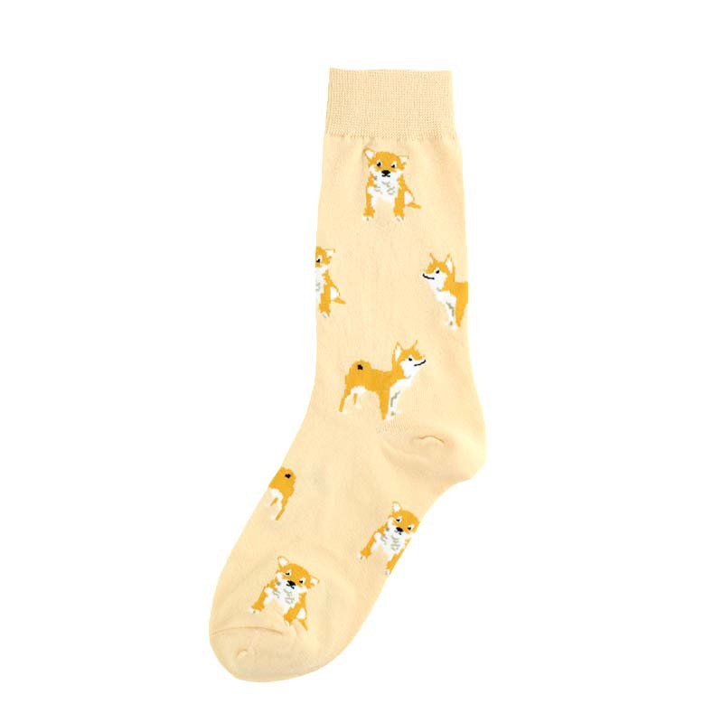 New Cute Pet Cute Shiba Inu Orange Tabby Cat Cute Pig Cotton Socks