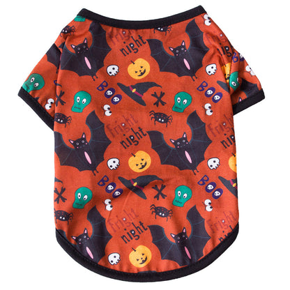 Fashionable And Simple Halloween Cat Pet Clothes