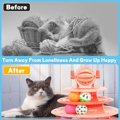 Cat Toys For Indoor Cats Kitten Toys Interactive Cat Toy Cat Puzzle Toy Cat Ball Toy