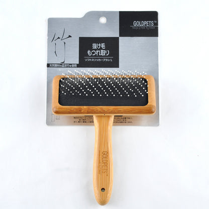 Pet Grooming Bamboo Wood Air Cushion Needle Comb