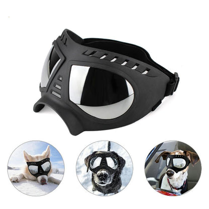 Dog Glasses Waterproof Snow-Proof Pet Goggles Soft Frame Comfortable Sunglasses For German Shepherd Dog