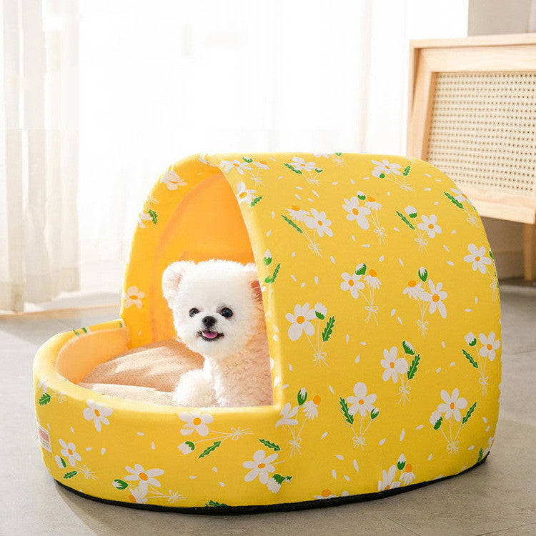 Kennel Yurt Semi-enclosed Small Dog And Cat House