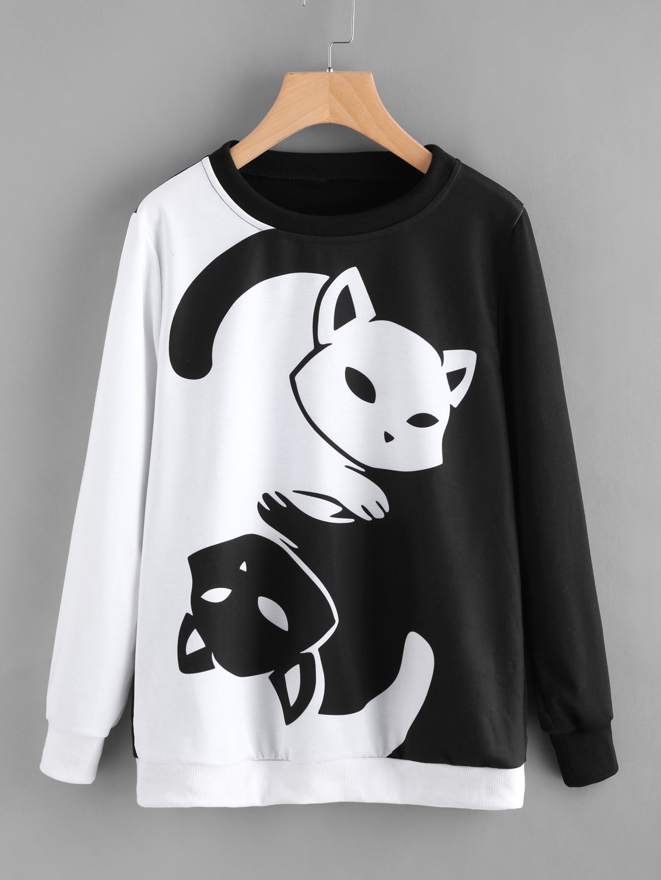 Cat Yin Yang Long Sleeve