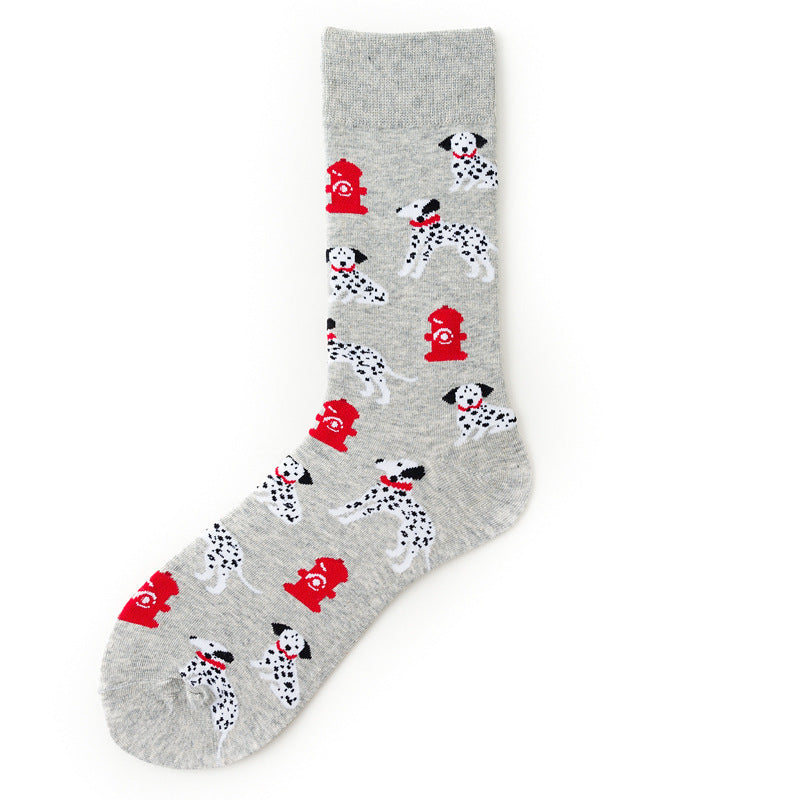 Colorful cartoon cotton socks