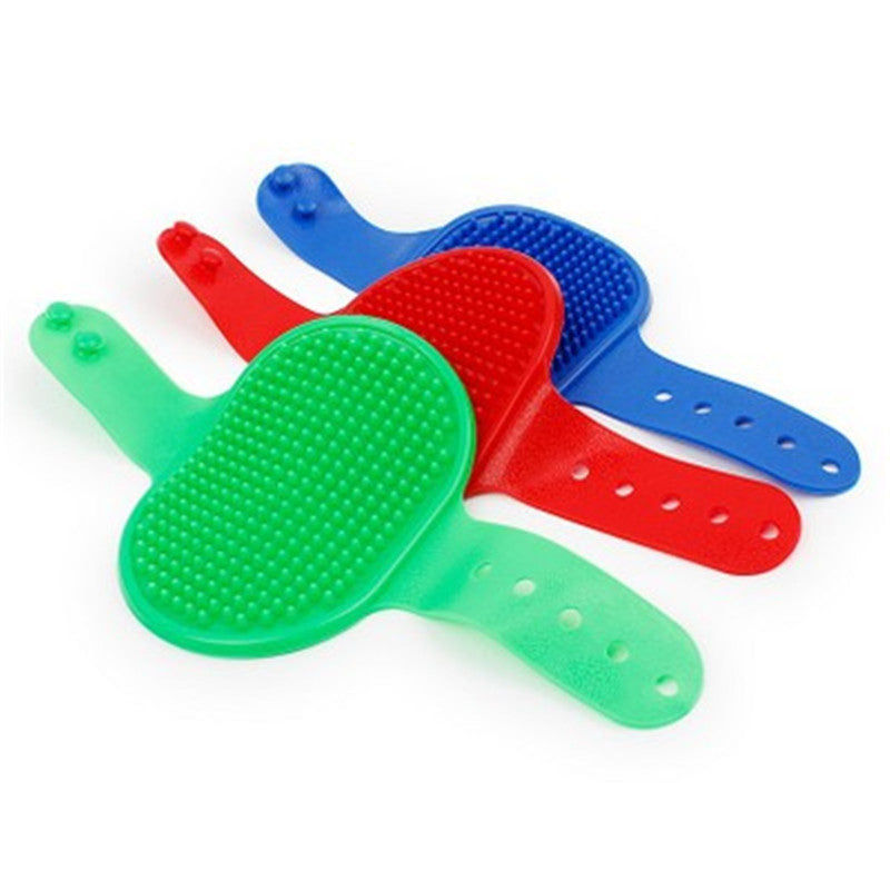 Dog bath massage brush