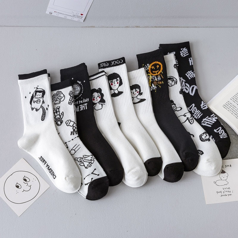 Cartoon personality creative funny socks