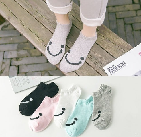 5 pair High Quality Cute Cat Striped Women Socks Creative Casual Cotton Funny Animal Socks for Woman