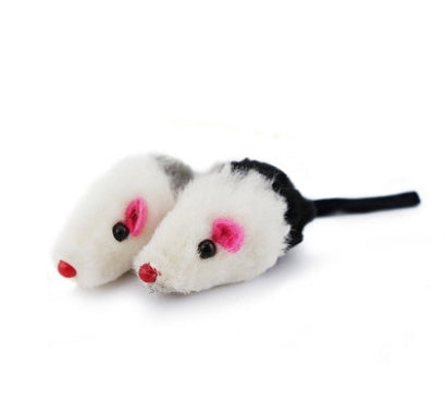 Cat toy cat fake mouse toy tiantian cat rabbit skin mouse (5 packs) funny cat toy