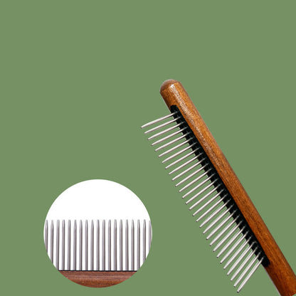 Wooden Handle Pet Comb To Get Rid Of Floating Hair