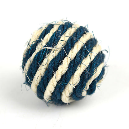 Cat scratching toy sisal tease cat ball