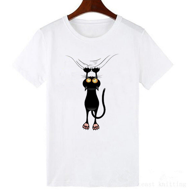 black cat ladies T-shirt