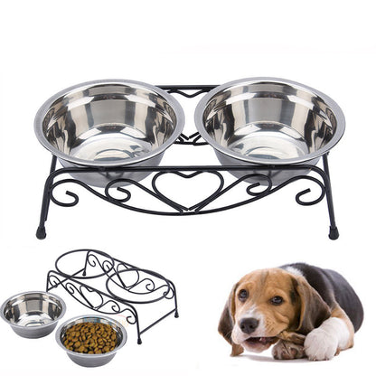 Stainless steel pet bowl