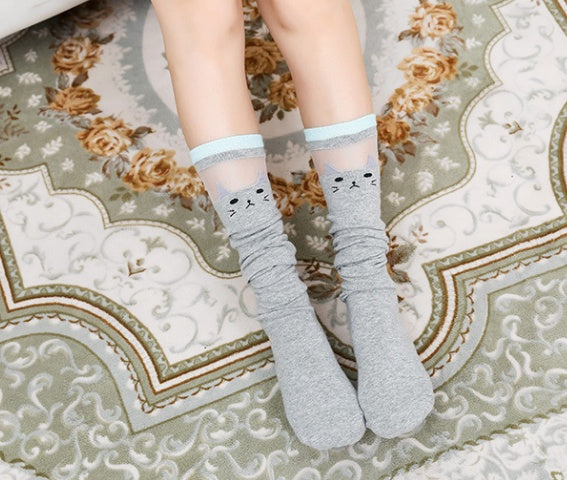 Cat Knee Socks