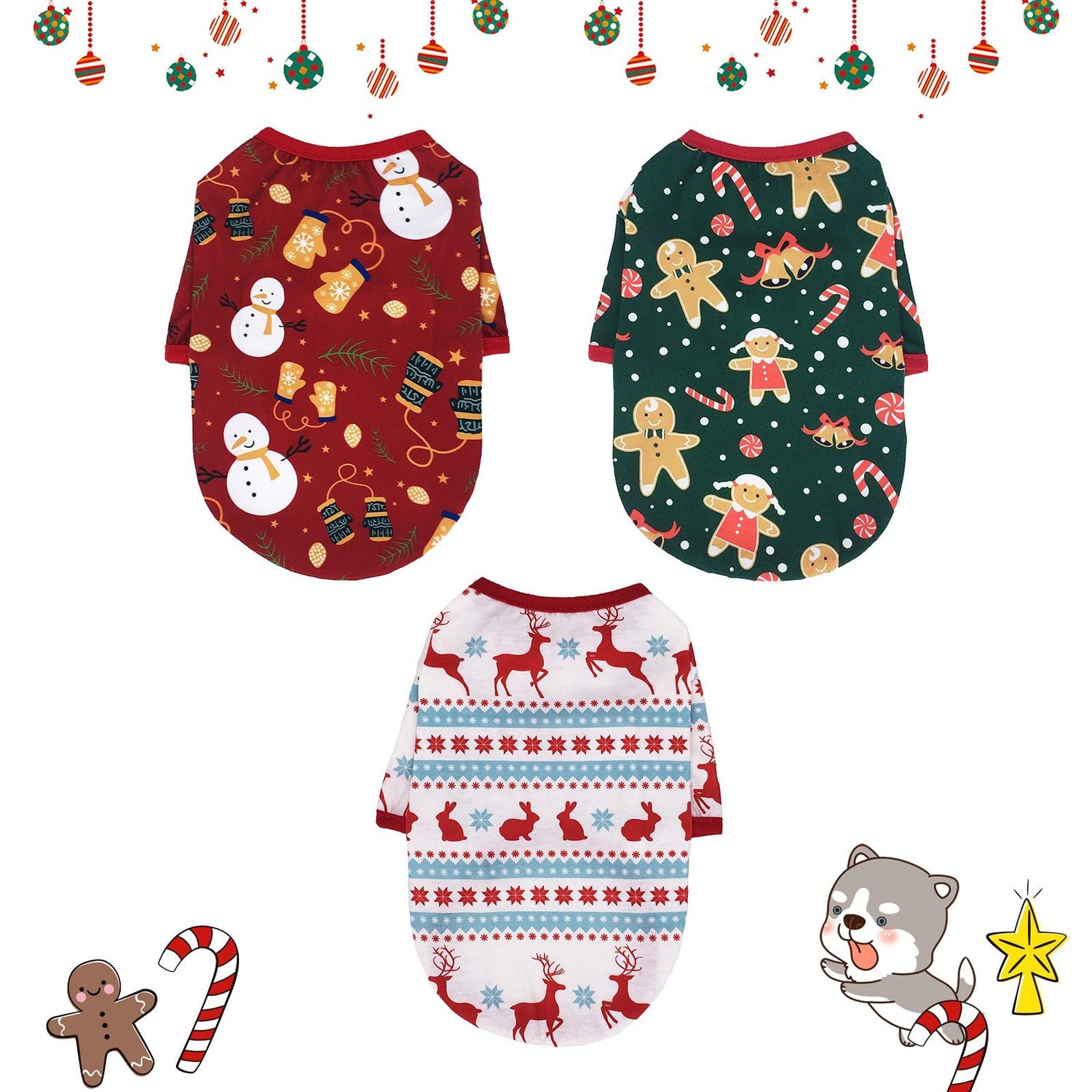 Christmas series new dog clothes