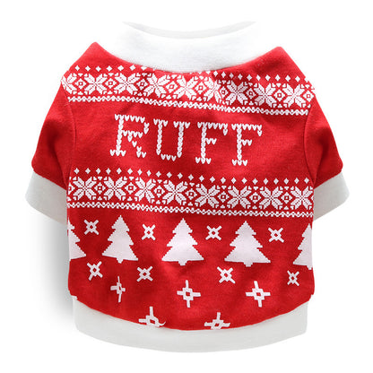 Christmas pet dog clothes