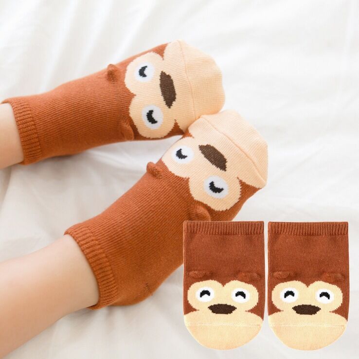 Cartoon children animal party boat socks