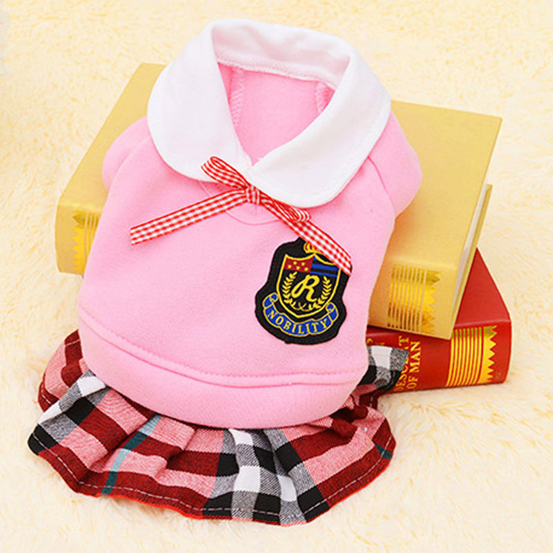 Couple dress pet clothes skirt