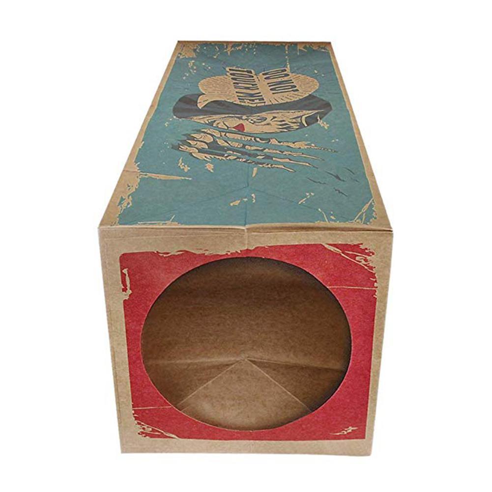 Peekaboo Kraft Paper Cat House Tunnel