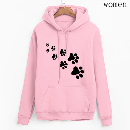 Kawaii Cat Paws Print Women Hoodie