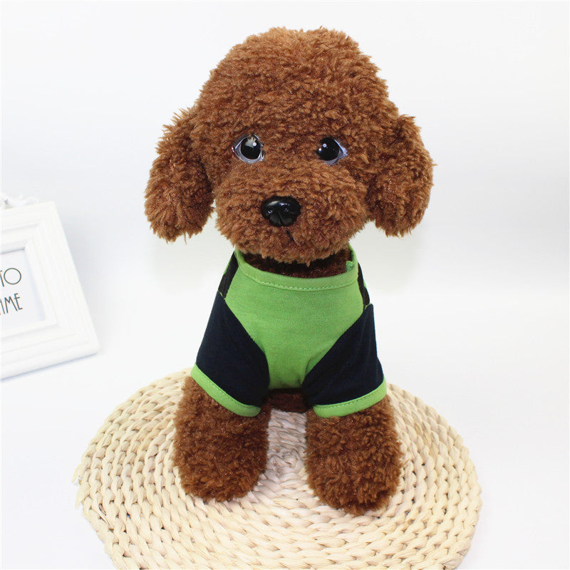 Dog clothes spring and summer clothes cartoon print T-shirt Teddy Bichon pet costume wholesale pet Halloween clothes