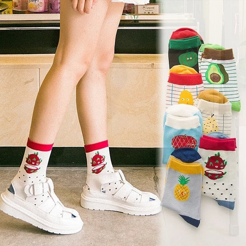 Cartoon student socks