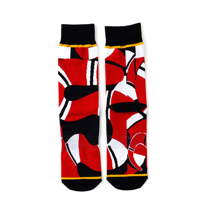 Creative Contrast Color Cotton Socks Personality  Four Seasons Socks