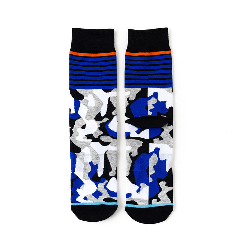 Creative Contrast Color Cotton Socks Personality  Four Seasons Socks