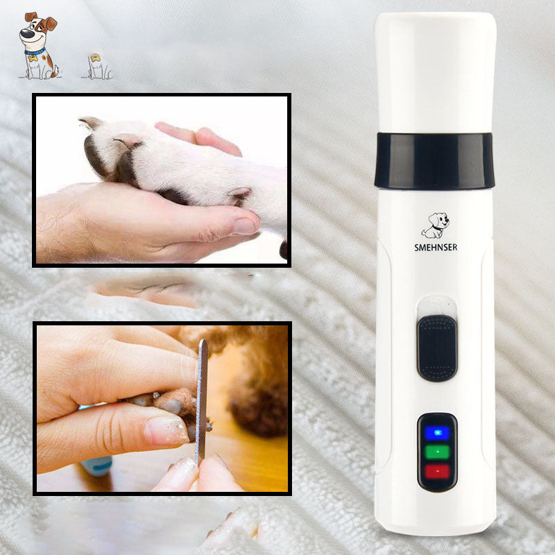 Pet Nail Polisher Electric Manicure Usb Charging Nail Clippers Cat Teddy Nail Scissors Cleaning Supplies