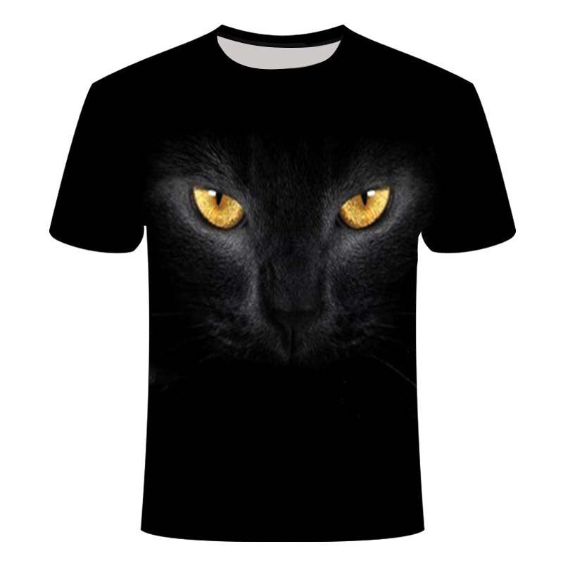 New Pet Kitten 3d Printed T-shirt Kitten Cartoon