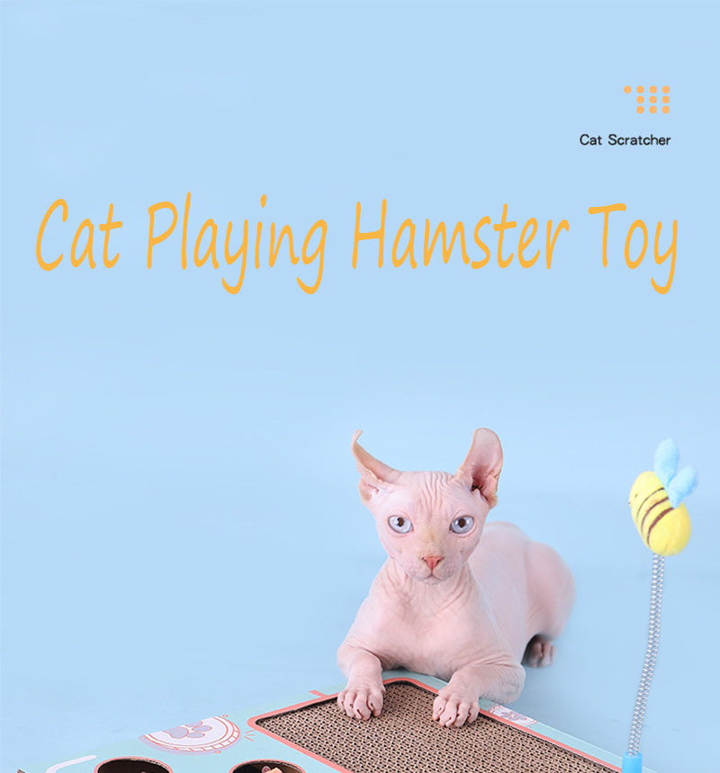 Cat Toy Teaser Whack-A-Mole Toy