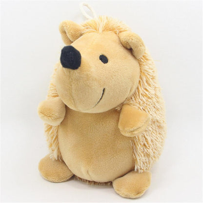 Pet plush hedgehog toy