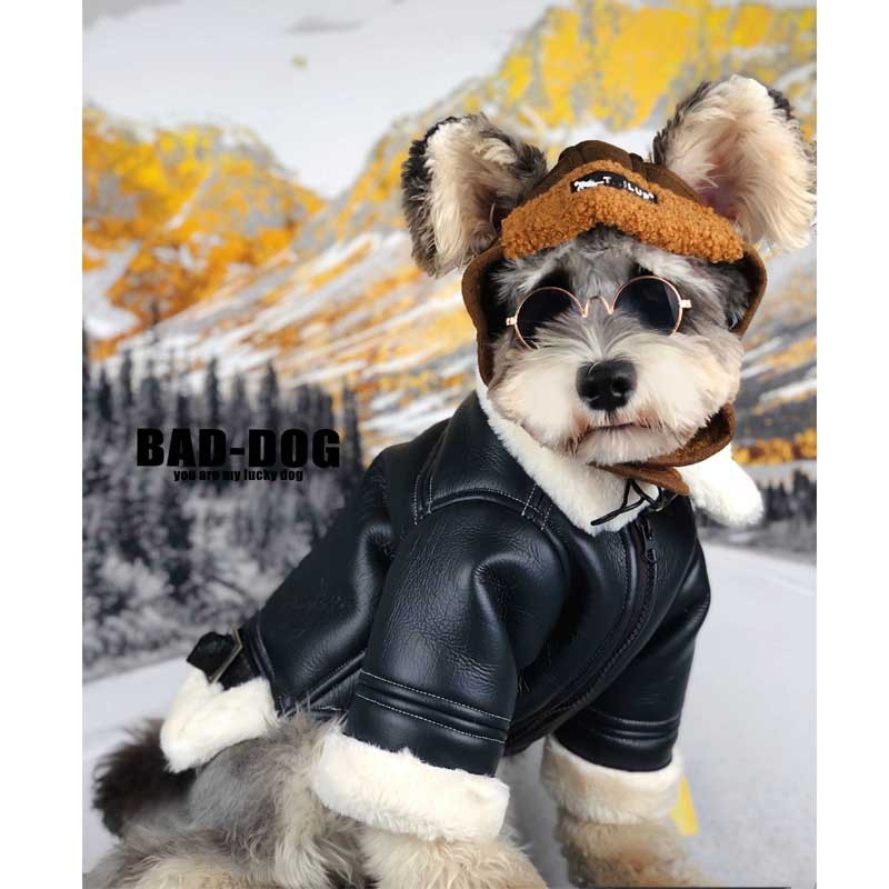 Dog Clothes Autumn And Winter Thickening Fashion Brand Fur Coat