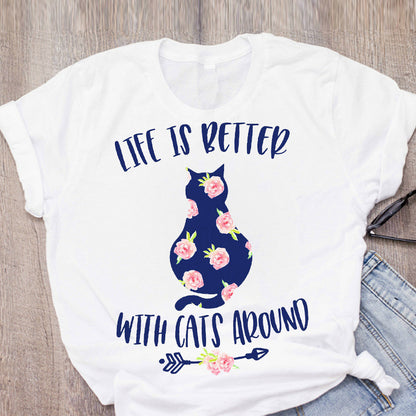 Pet Short Sleeved Fashion Print Summer Ladies Women&