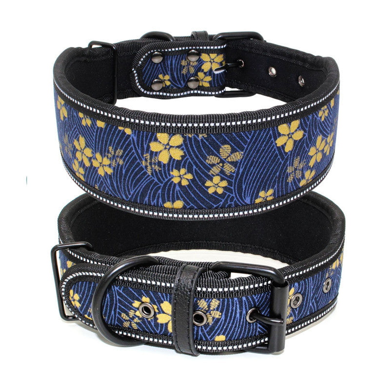 Comfortable And Breathable Pet Collar Highlight Reflective Dog Collar