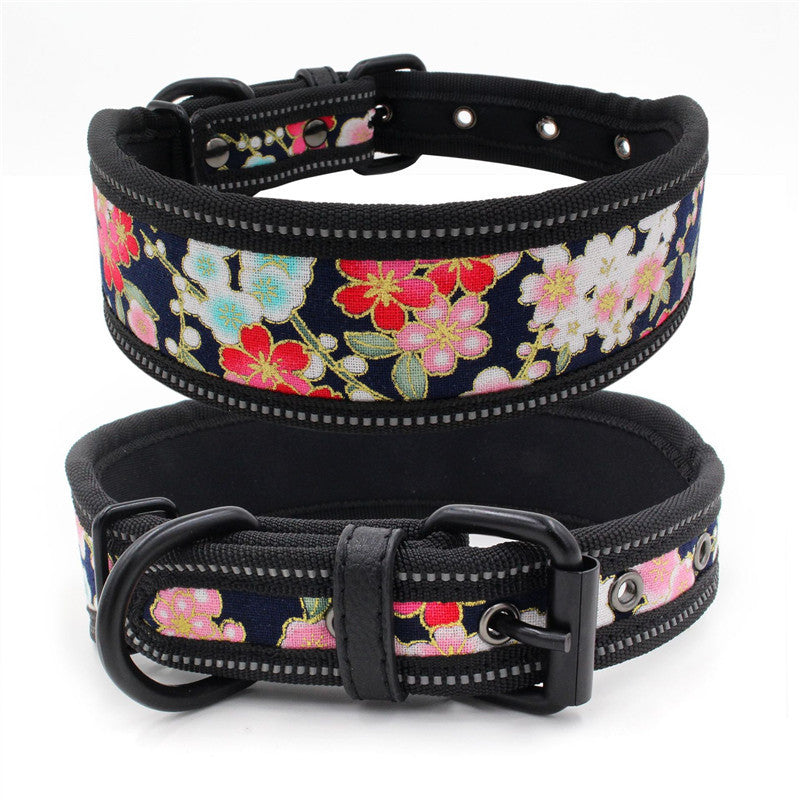 Comfortable And Breathable Pet Collar Highlight Reflective Dog Collar