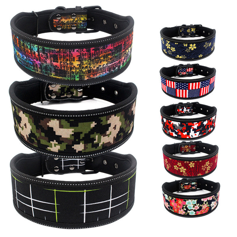 Comfortable And Breathable Pet Collar Highlight Reflective Dog Collar