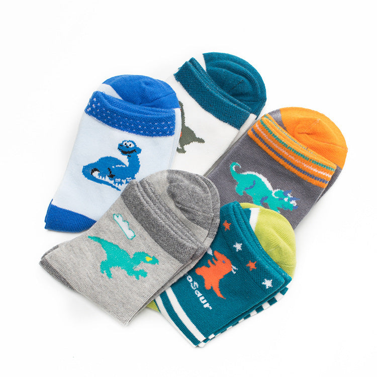 Boy Socks Big, Medium And Small Children&