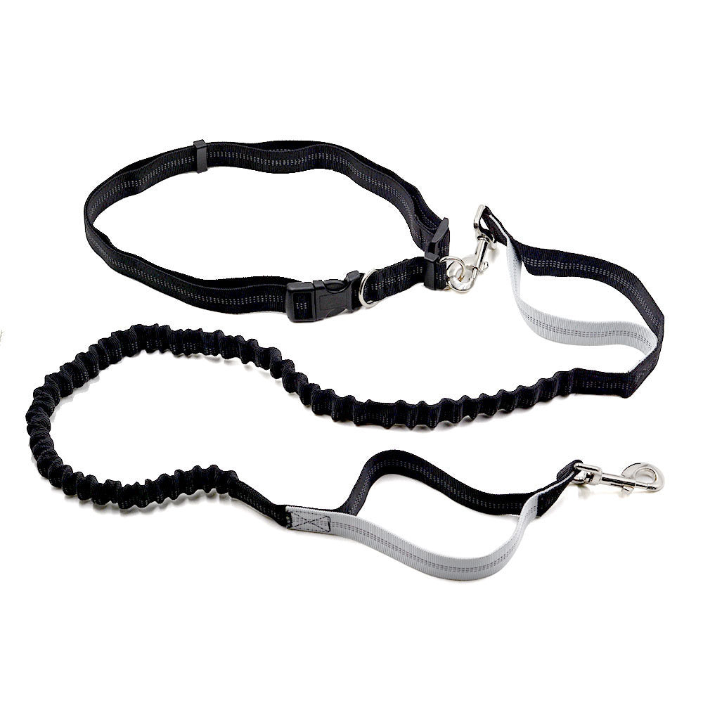 Elastic Belt Pet Dog Reflective Retractable Dog Leash Traction Rope Slip Belt Bag