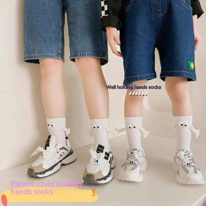 Cotton Magnetic Handle Cute Hand Socks Summer Tube Socks