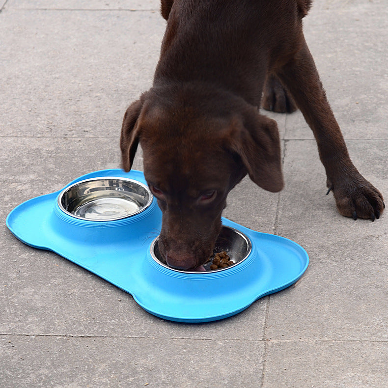 Pet double bowl