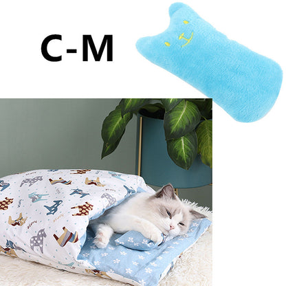 Cat Litter Winter Warm Cat Closed Removable And Washable Quilt