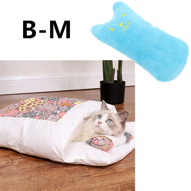 Cat Litter Winter Warm Cat Closed Removable And Washable Quilt