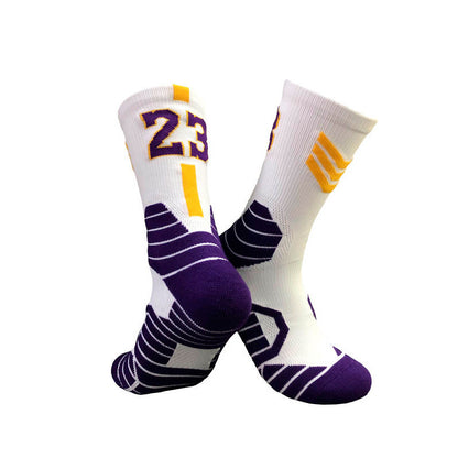 Superstar basketball socks