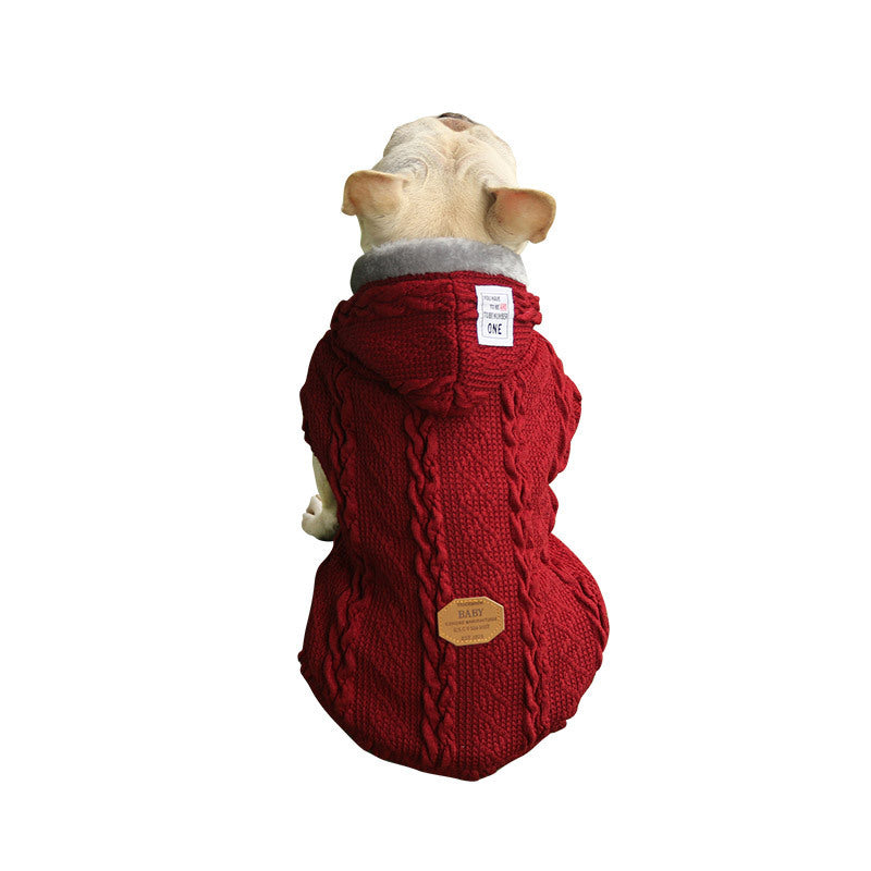 Wool plus fleece pet clothing