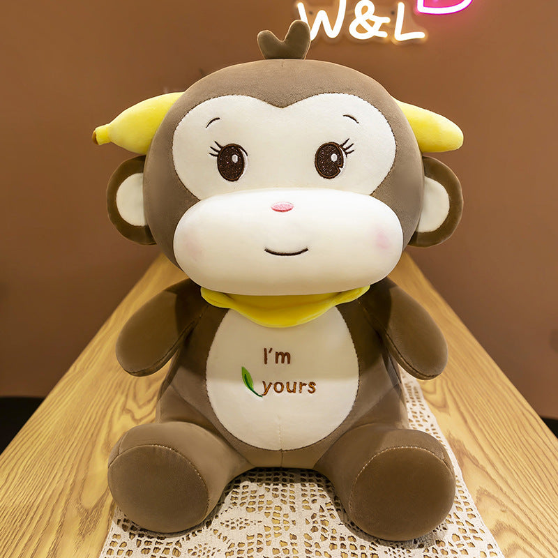 Fruit Monkey Doll Plush Toy Cartoon Cute Pet