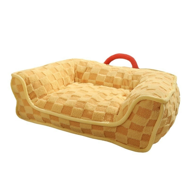 Cat Nest Winter Warm Pet Bed Removable And Washable