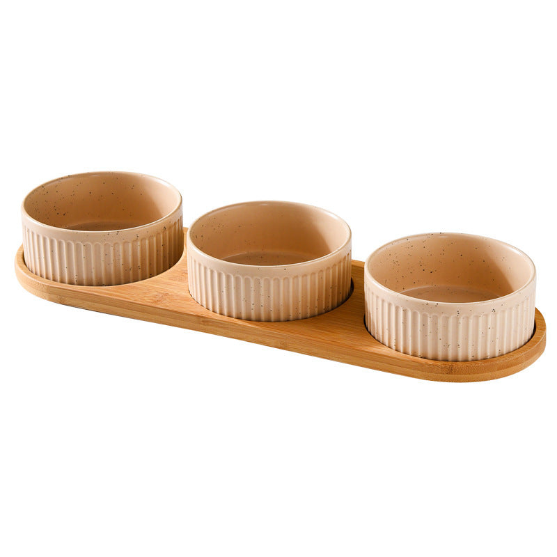 Ceramic Small Medium Large Dog Food Basin